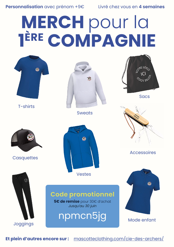 La boutique du club est ouverte !