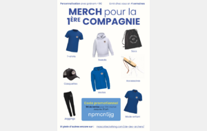 La boutique du club est ouverte !