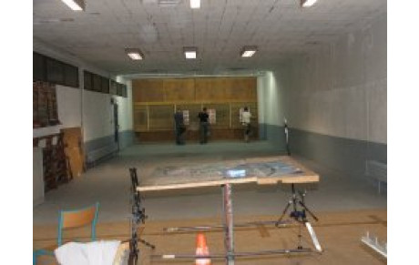 La salle d'entrainement repeinte !!