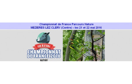 Nouvelle partipation pour Didier au Championnat de France de Tir Nature